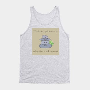 Stone Monument Chibi Tank Top